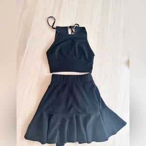 Miss behave girls two piece skirt/top